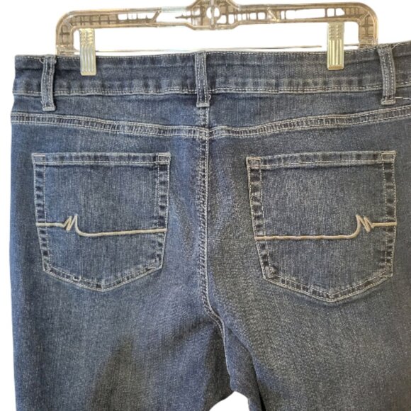 M Jeans by Maurices Mid Rise Classic Straight Leg Jeans - Clean Hem - Picture 3 of 8